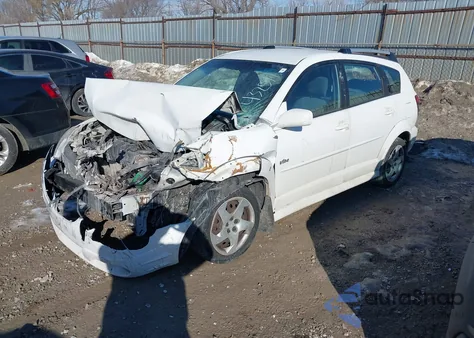 2007 Pontiac Vibe z USA, uszkodzony, nr VIN 5Y2SL65877Z432544